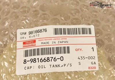 Dirección asistida original Isuzu - tapa tanque de aceite para FTR FVR 4HK1 2017-2024 Foto 1 de 4