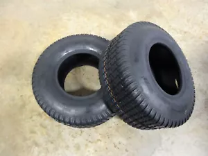 TWO New 18X6.50-8 Air-Loc P332 Economy Turf Tires 4 ply w/ free stems  - Picture 1 of 3