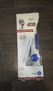 STAR WARS THE CLONE WARS CLONE TROOPER BLASTER NINTENDO Wii BOXED BRAND NEW! - Picture 1 of 6
