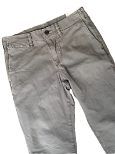 AE AMERICAN EAGLE Slim Leg Lived In FLEX Khakis Pants Gray 30 x 32 NWT $55 - Picture 1 of 6