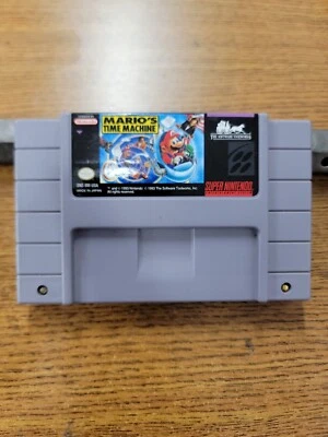 Mario’s Time Machine - (Super Nintendo SNES) FREE SHIP - Image 1 of 4