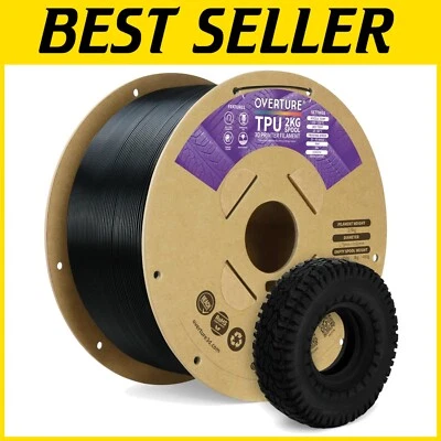 Filamento TPU de 1,75 mm sem entupimento de alta qualidade, carretel de 1 kg para impressão 3D durável - Imagem 1 de 4