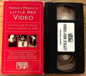 VHS Harvey Penick’s Little Red Video-Lessons & Teaching Golf (1993) Master Grip - Picture 1 of 4