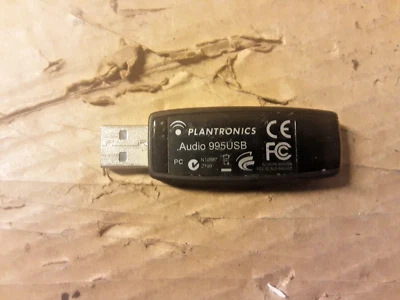 Plantronics Audio 995 Adapter Wireless 2.4GHz USB Dongle Audio995USB-02 - Image 1 of 4