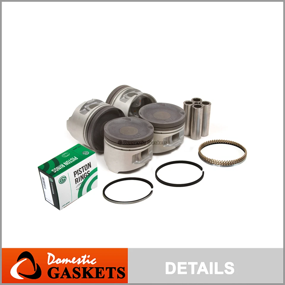 Pistones y anillos para Eagle Mitsubishi Plymouth Turbo 2,0 L Foto 1 de 4