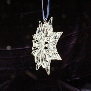 SWAROVSKI 2003 New Art No. 622498 COA Crystal Snow Flake Holiday Ornament - Picture 1 of 9