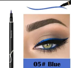 Flüssiger Eyeliner wasserdicht langlebig schweißfest Regenbogen Augenbinder 0,6 ml E - Bild 1 von 2