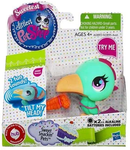 TUCÁN Littlest Pet Shop Sweet Snackin' Pets #3080 con sonidos - Imagen 1 de 2