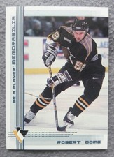 2000-01 In the Game Be A Player Memorabilia #316 - Robert Dome (Penguins)