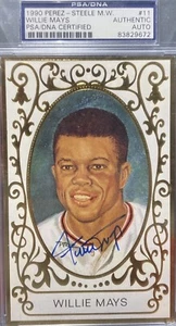 1990 ⚾️ Willie Mays 🔥 ⚾️ Auto. - Bild 1 von 4