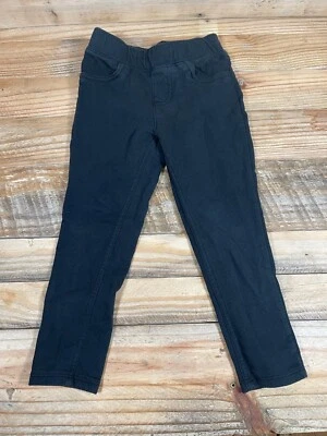 Leggings Jumping Beans Negros Sólidos Niñas (3T) Jeans Patrón Bolsillo Elastizados Pantalones Foto 1 de 4