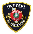 SOUTHSIDE PLACE TEXAS TX Fire Patch EMS Rescue Public Safety STATE SEAL