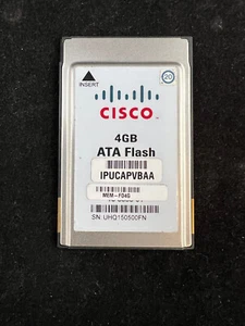 ***APPROVED*** Cisco 4GB ATA PCMCIA MEM-FD4G FLASH - Picture 1 of 2