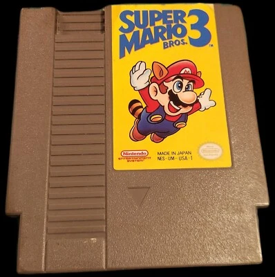 Super Mario Bros. 3 (Nintendo Entertainment System (NES), 1990) Tested Working - Image 1 of 4