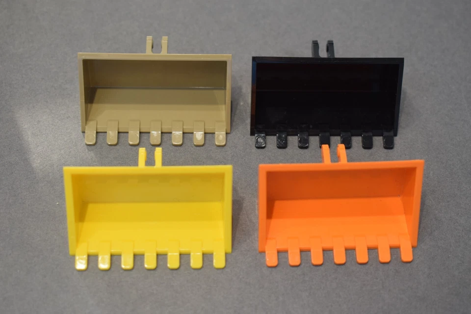 Lego 30394 Digger Bucket 7 Teeth 3x6 Select Colour Pack of 1 - Image 1 of 1