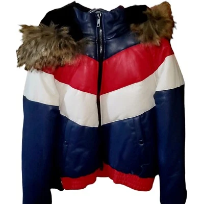 Abrigo Dakoma Outer Wear Plus XL, rojo blanco y azul. Foto 1 de 4