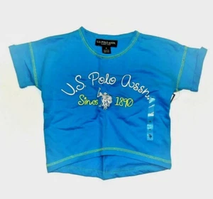 U.S. Polo Assn. Girls Shirt Blue Since 1890 Size 4 NWT - Picture 1 of 1