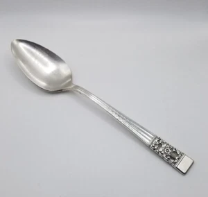 Oneida CORONATION Pattern Community Silverplate 1936 1/ 8.25" Serving Spoon - Picture 1 of 8