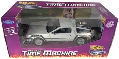 Coche de Metal Delorean 1 Regreso Al Futuro I A 1/24 - Imagen 1 de 3