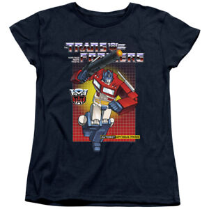 Transformers Womens T-Shirt Optimus Prime Navy Tee