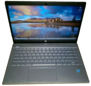 HP Pavilion 14-CE0525SA 14" Intel Pentium Gold 4417U, 8GB RAM, 128GB SSD Laptop - Afbeelding 1 van 11