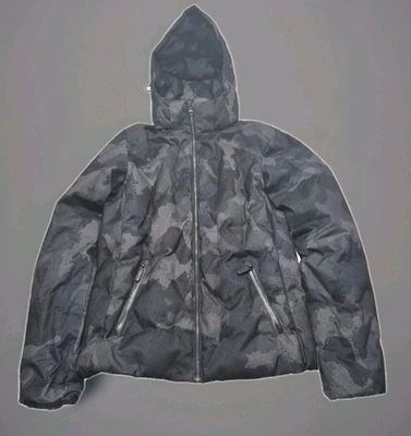 Superdry Chaqueta Echo Quilt Puffer Para Hombre Azul Marino Camuflaje Talla Mediana Con Capucha Foto 1 de 4