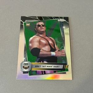 Bret Hitman Hart WWE SP Insert 2025 Topps Chrome Black Refractor WWF Prizm HOF - Picture 1 of 2