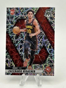Zaccharie Risacher RC 2024-25 Panini Mosaic Basketball Lazer Prizm #213 Hawks - Picture 1 of 2