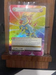 2025 Cryptid Camp TCG Kickstarter Kirin Serialized 30/50 Borderless Holo - Picture 1 of 2