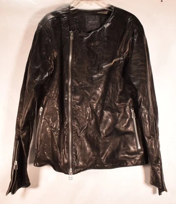 Daniel  Patrick Mens Leather Jacket Black XL - Image 1 of 4