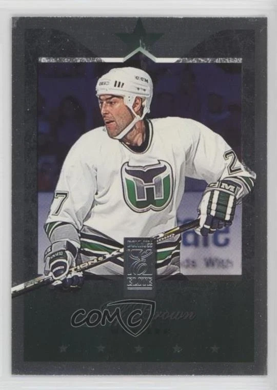 1995-96 Donruss Elite Die-Cut Uncut Jeff Brown #78 - Image 1 of 2