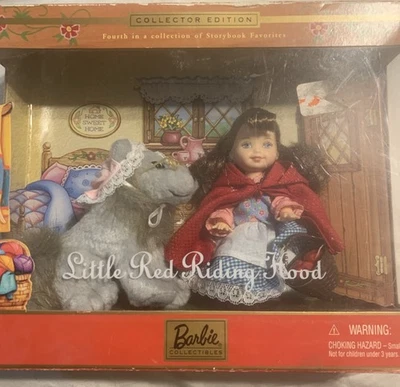 Vintage Barbie Giftset 52899 Little Red Riding Hood Kelly Storybook Series 2001 - Image 1 of 4