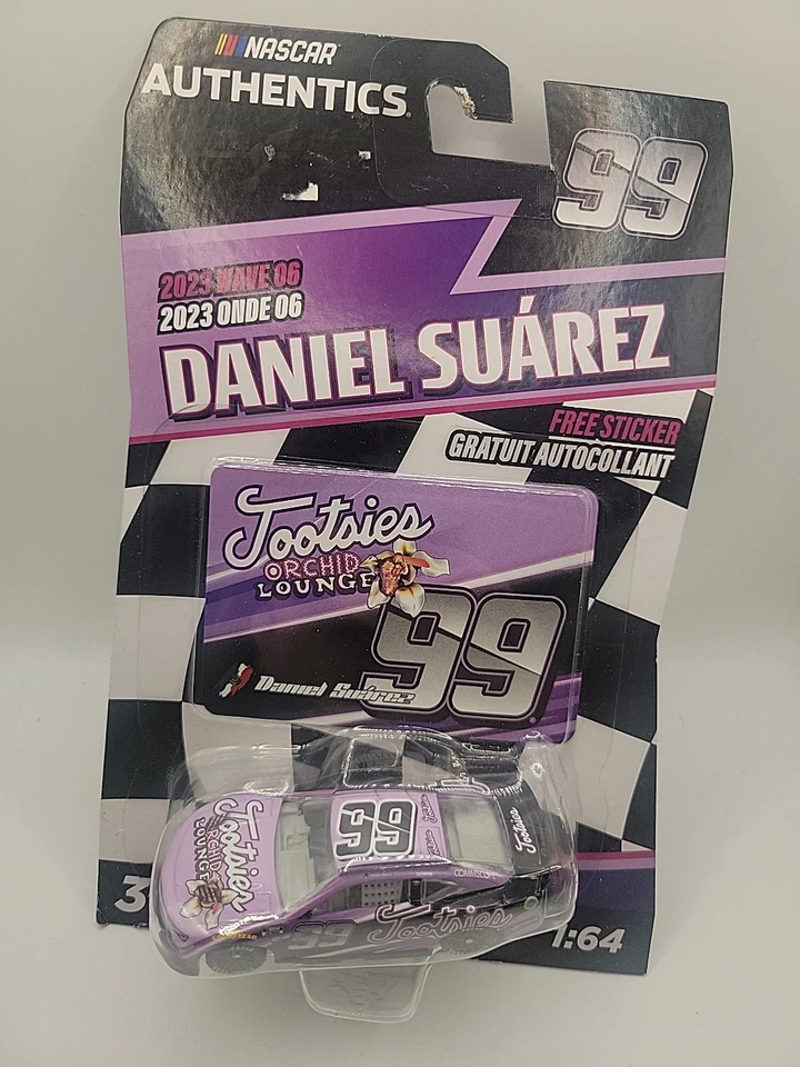 Daniel Suarez #99 NASCAR Authentics Tootsie's Orchid Lounge Chase Pieza 1:64 Nuevo Foto 1 de 1