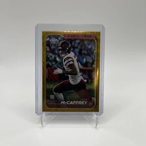 2024 Topps Chrome Football Luke McCaffrey Washington Commanders RC Gold Wave /50 - Bild 1 von 2