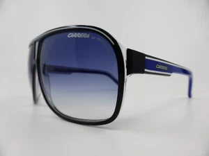 Carrera Sunglasses GRAND PRIX 2 Black/Blue White - Blue Gradient Lens - Hardcase - Picture 1 of 7