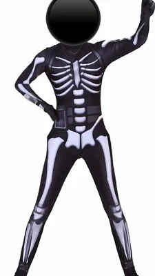 Para Hombres Zentai Esqueleto Juegos con disfraces Spandex Skinsuit Body Mono Pequeño Foto 1 de 2
