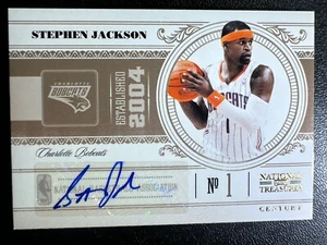Stephen Jackson 2011-12 Panini National Treasures Century Gold Auto /99! - Picture 1 of 2