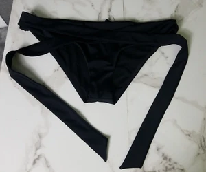 Neu mit Etikett ADORE ME Bikinihose schwarz Velma Wickeltaille | Größe Medium - Bild 1 von 11