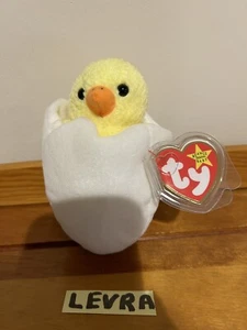 "EGGBERT Chick Ty Beanie Babies EASTER 6"" - 7"" - Imagen 1 de 2