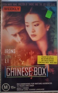 Chinese Box VHS 1998 Jeremy Irons Rare Free Postage Ex Rental - Picture 1 of 3