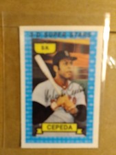 1974 Kellogg's 3-D Super Stars - #24 Orlando Cepeda