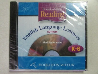 HOUGHTON MIFFLIN READING ENGLISH LANGUAGE LEARNERS CD-ROM 1-42878-LV K-6 SEALED - Image 1 of 4