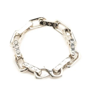 LOUIS VUITTON Bracelet Chain Monogram Bracelet #M M64223 mens 【Used】 - Picture 1 of 6
