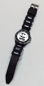 Accutime Batman Watch DC Comics Digital Display Day/Date Black Silicone Band - Picture 1 of 4