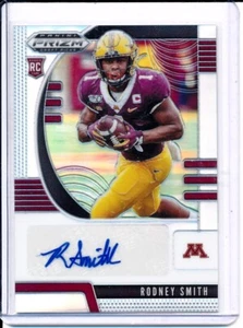 2020 Panini Prizm Draft Picks Rodney Smith #259 Silver Prizm Auto MINNESOTA - Imagen 1 de 1