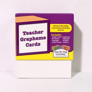 Step By Step Learning SBSL Teacher Grapheme Cards Homeschooling 0923!! - Picture 1 of 2