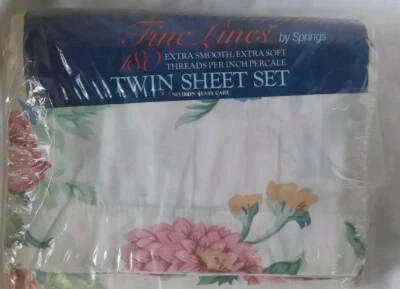 Juego de sábanas dobles Victoria floral extra suave con muelles de lino fino de colección nuevo de colección Foto 1 de 3