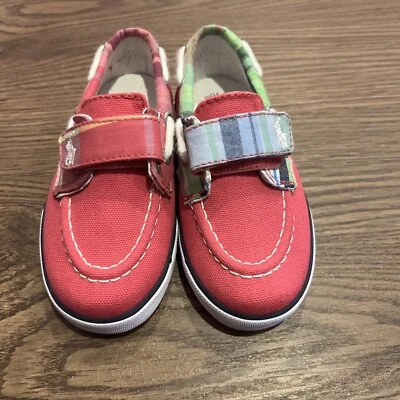 Polo Ralph Lauren Lander EZ Baby Girls Pink Sneakers walking Shoes Sz 7 Foto 1 de 4