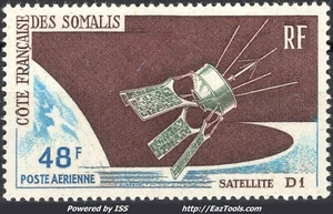 COTE DES SOMALIS POSTE AERIENNE N° 48 NEUF * AVEC CHARNIERE - Picture 1 of 2
