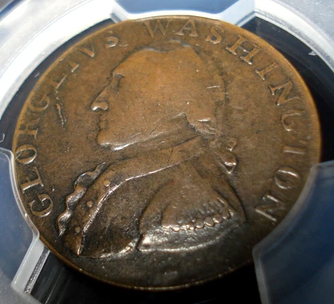 1795 Washington North Wales Halfpenny XF-40 VERY CHOICE Cover